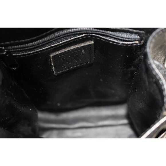 Nine West - Small Crossbody with Turn Lock Closure, Black - Picture 6 of 8